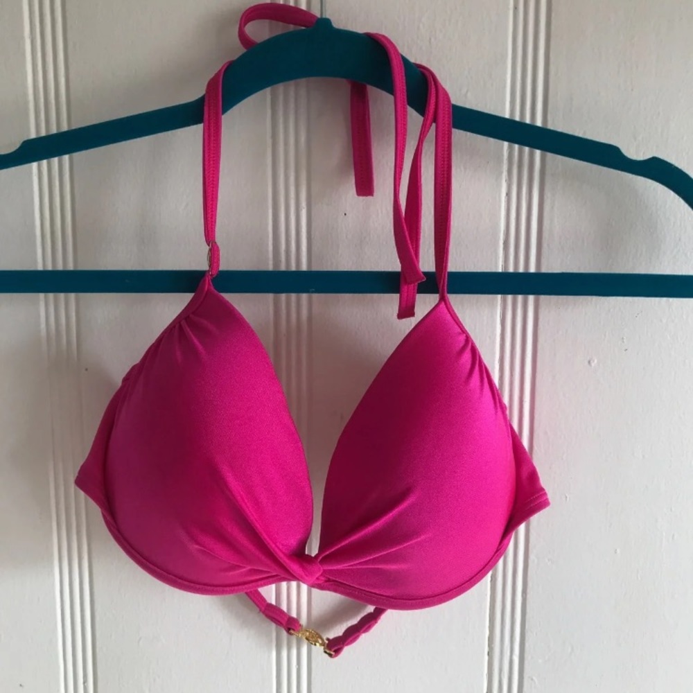 Victoria’s Secret 34C Push up bikini pink top